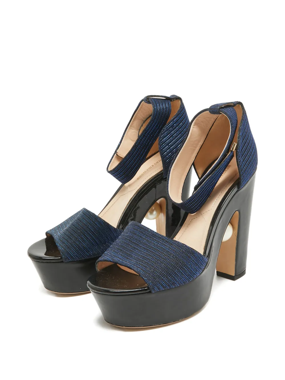 Pre-owned Nicholas Kirkwood 2024 130mm Maya Sandals
