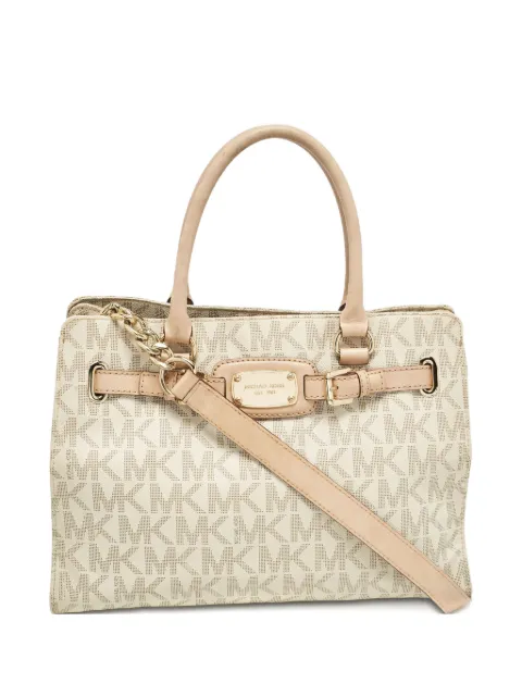 Michael Kors Vintage monogram leather tote bag