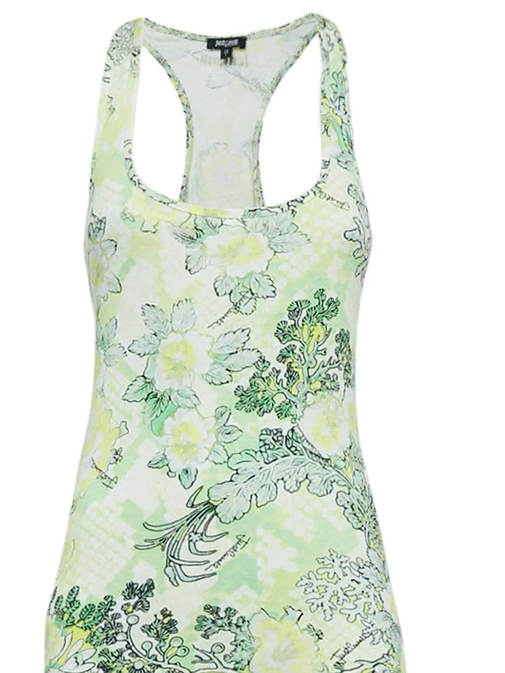 Just Cavalli Vintage Maxi-jurk met print - Groen