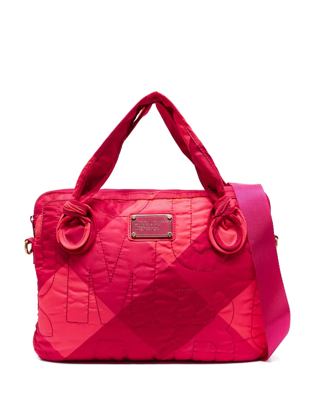 Marc Jacobs Vintage Pre-owned quilted monogram laptop bag | Pink | Image 1