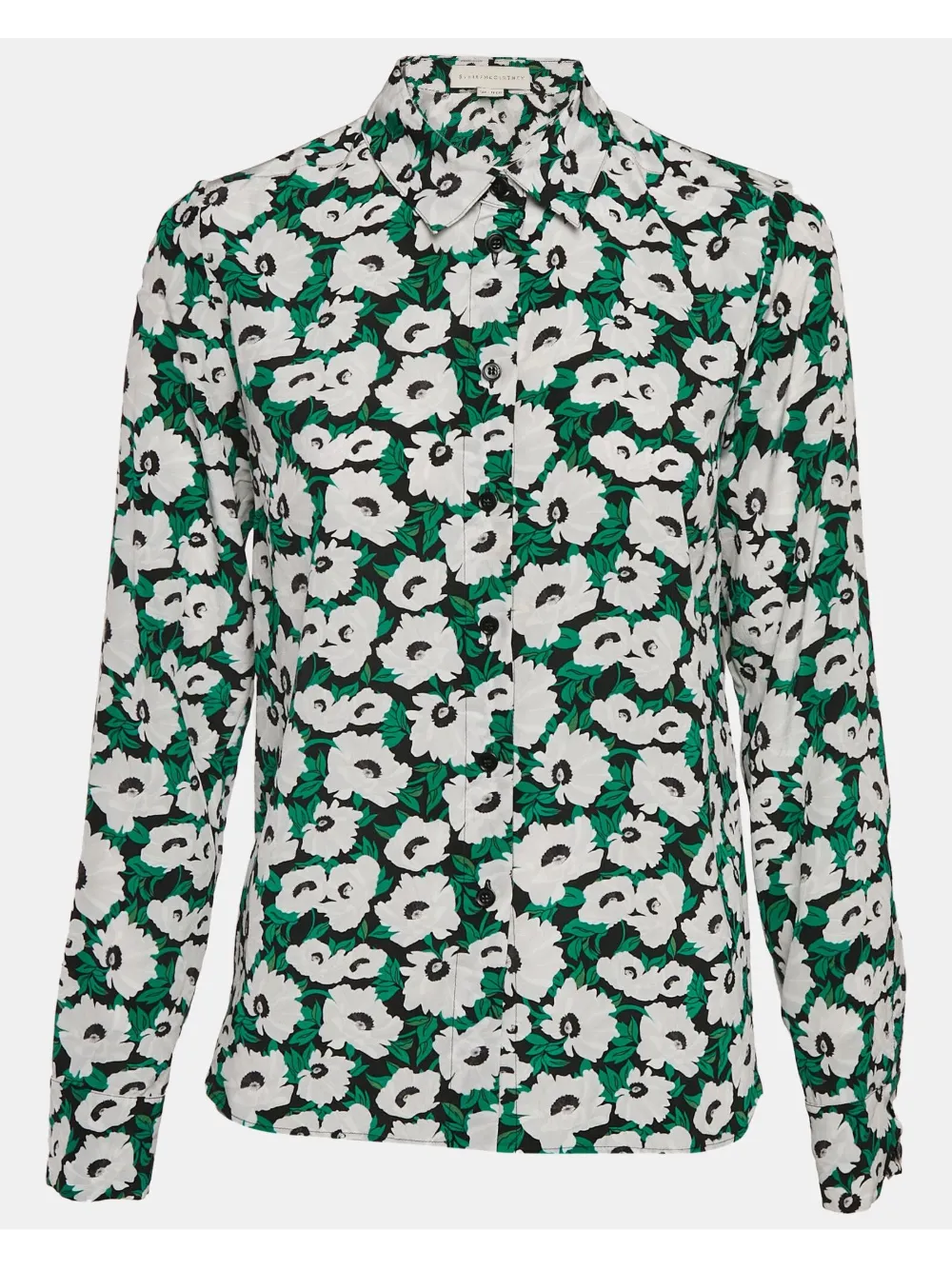 Pre-owned Stella Mccartney 2024 Floral-print Silk Shirt