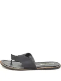 Manolo Blahnik 2023 canvas slides - Black