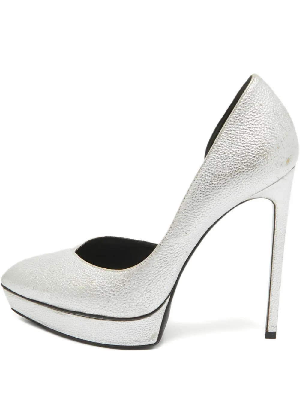 140mm platform heeled pumps