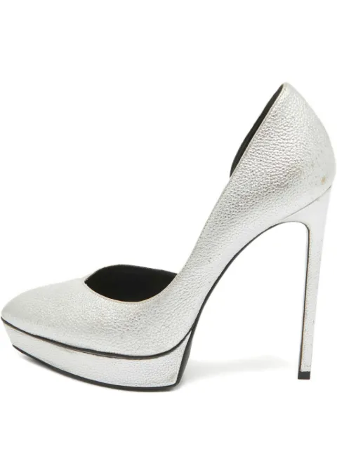 Saint Laurent Pre-Owned zapatillas con plataforma de 140mm