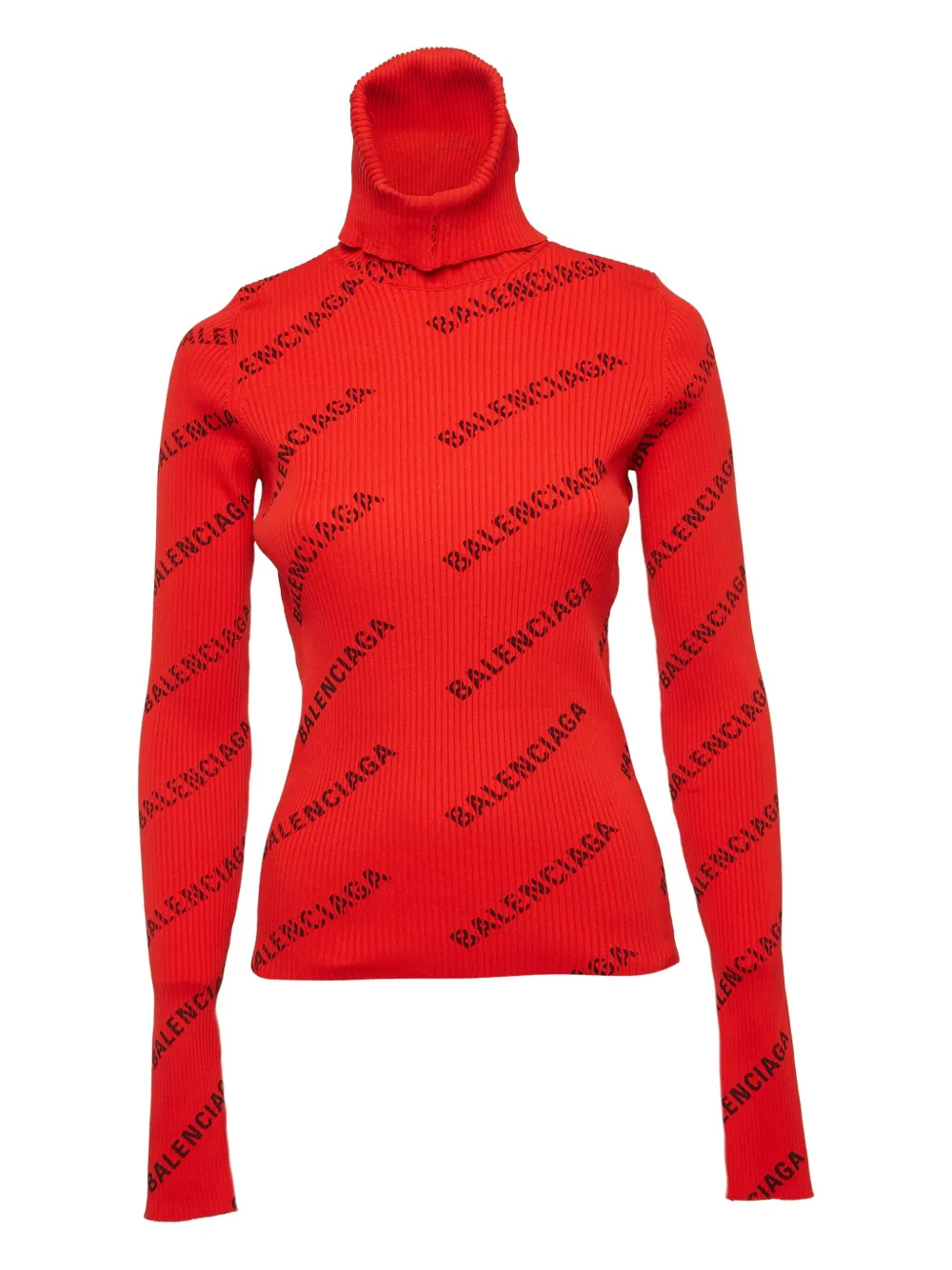 high-neck sweater