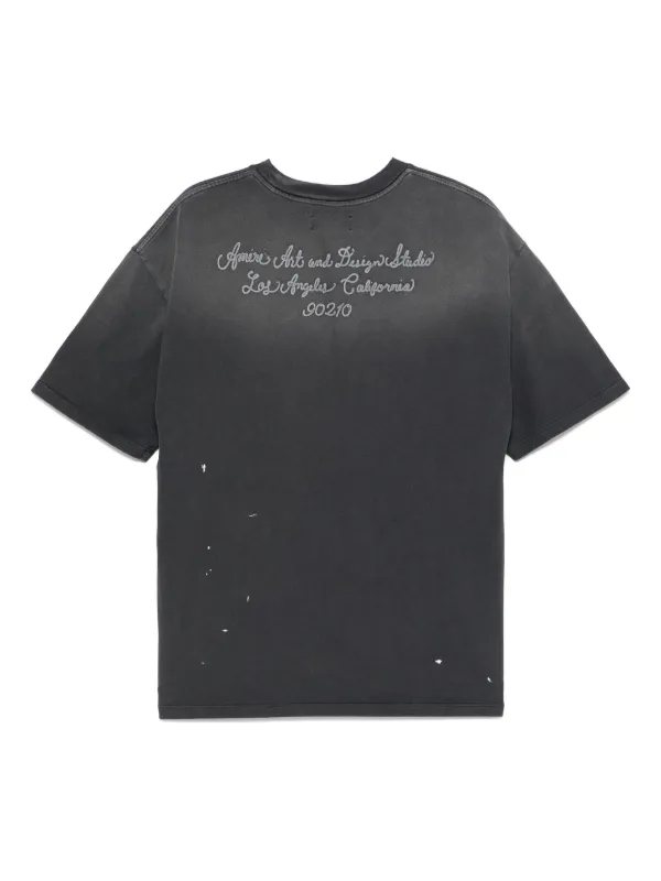 【AMIRI】コットンTシャツ AMIRI コットン Tシャツ | ブラック | FARFETCH JP
