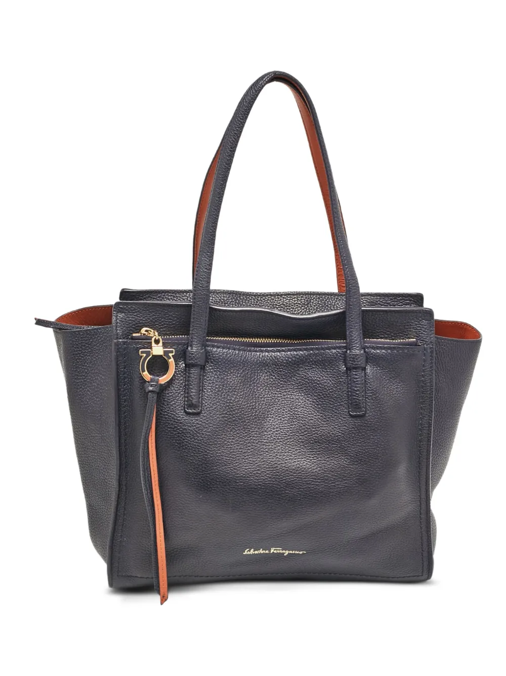 Ferragamo Pre-Owned leather tote bag | Blue | Image 1