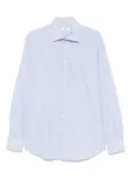 Scabal cotton-linen shirt - Blue