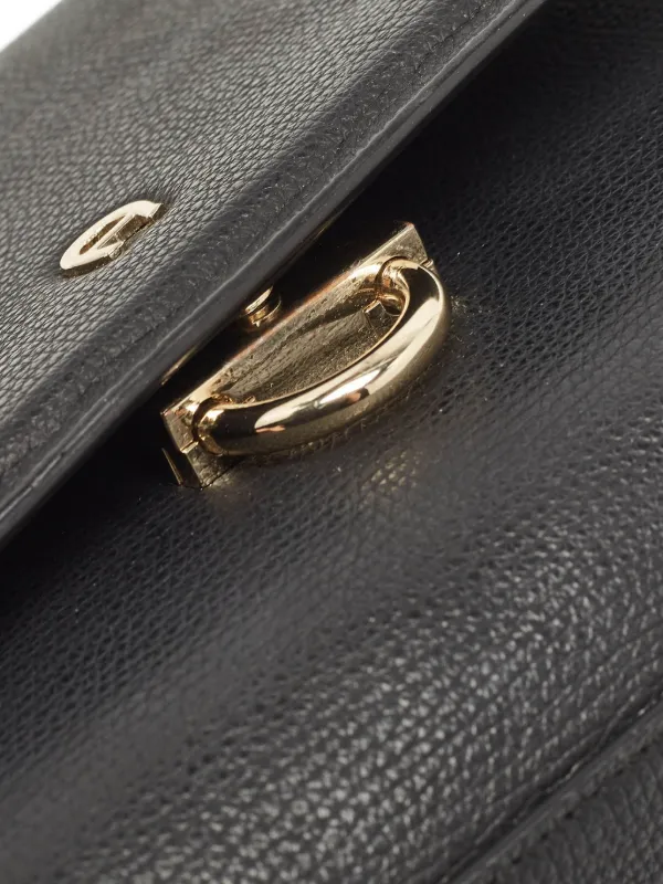 Aigner Vintage レザー チェーンバッグ | ブラック | FARFETCH JP