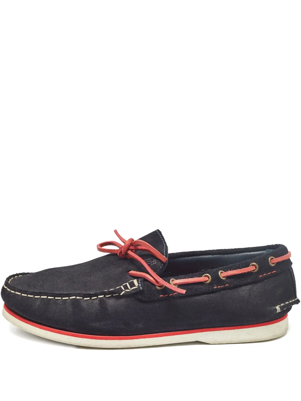 Carolina Herrera Vintage leather boat shoes | Black | Image 1