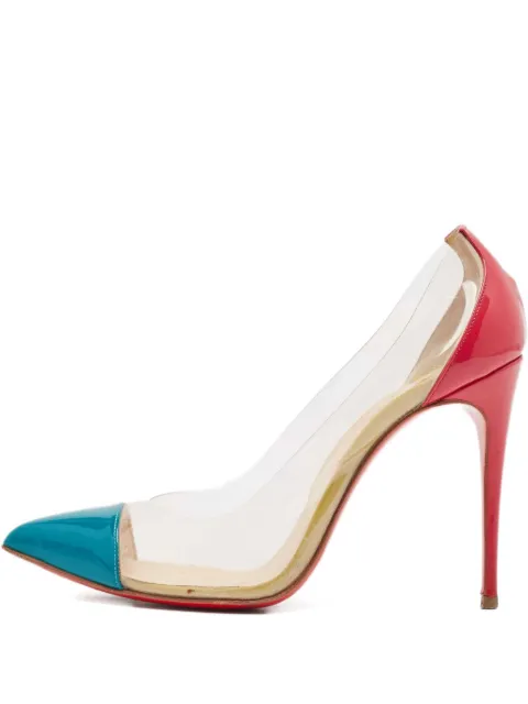 Christian Louboutin Pre-Owned 105mm two-tone heeled pumps