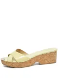 Jimmy Choo Pre-Owned 50mm Prima wedge sandals - Green