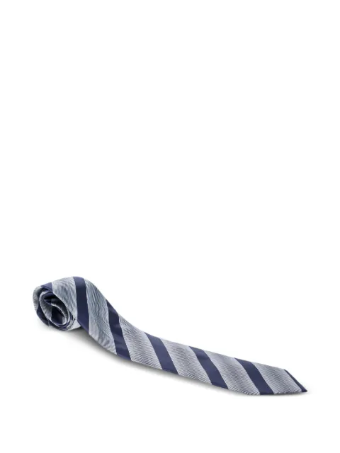 Giorgio Armani Pre-Owned striped silk tie