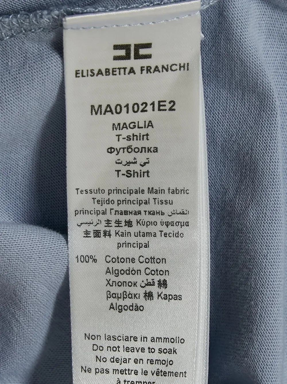 ELISABETTA FRANCHI Pre-owned Pocket-detail T-shirt In Purple