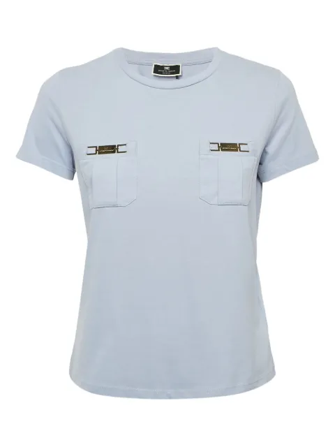 Elisabetta Franchi t-shirt à poche poitrine