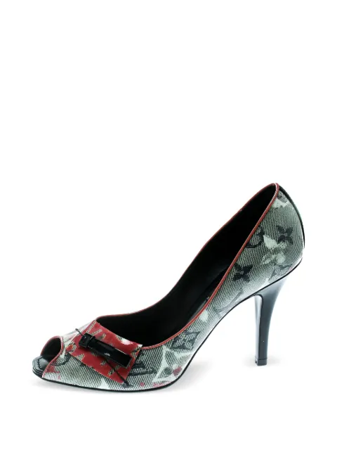 Louis Vuitton Pre-Owned x Richard Prince 100mm Monogram pumps