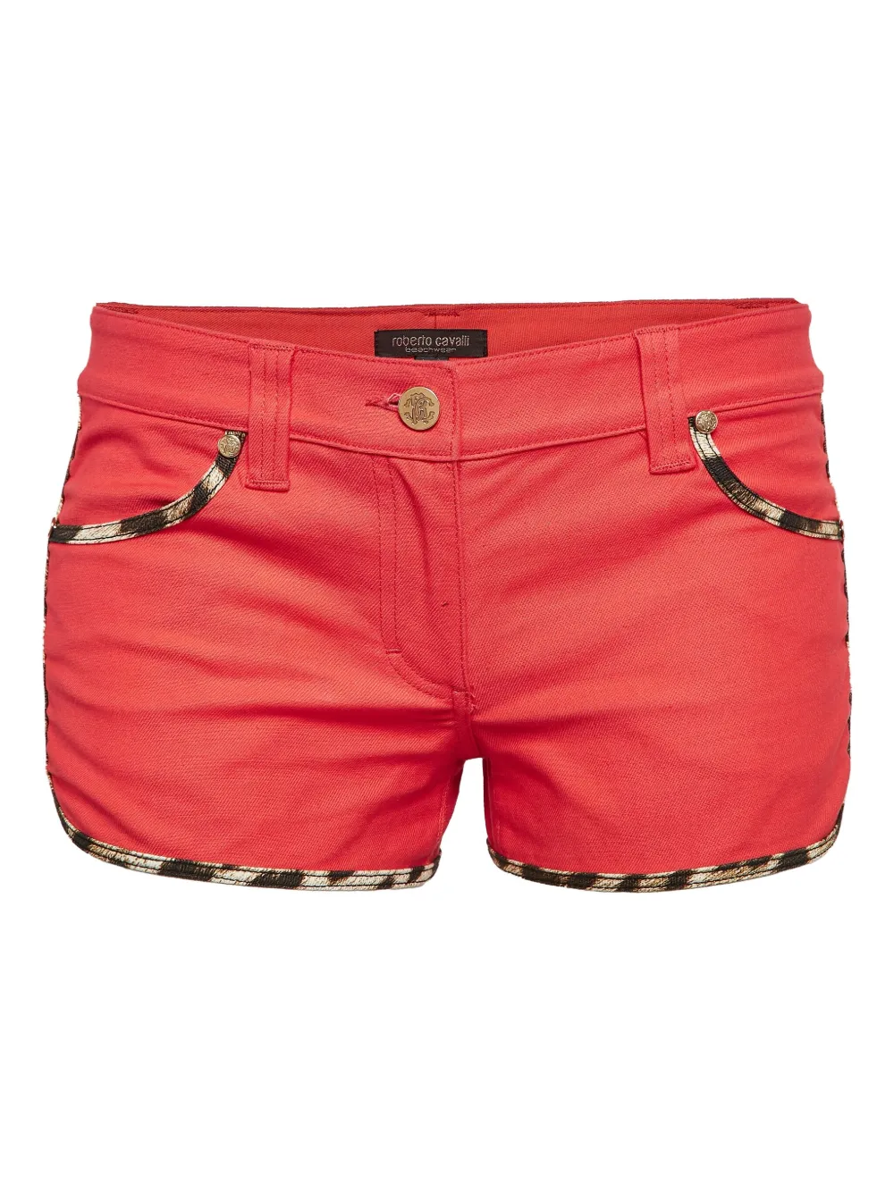Roberto Cavalli Vintage Shorts con stampa - Rosso