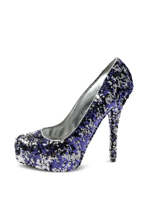 Dolce & Gabbana Pre-Owned 150mm sequin-embellished heeled pumps