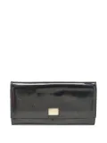 Dolce & Gabbana Pre-Owned patent-leather wallet - Black