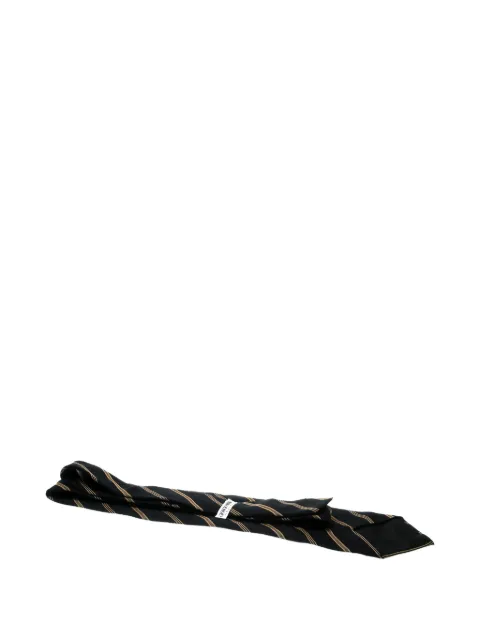 Giorgio Armani Pre-Owned striped silk tie