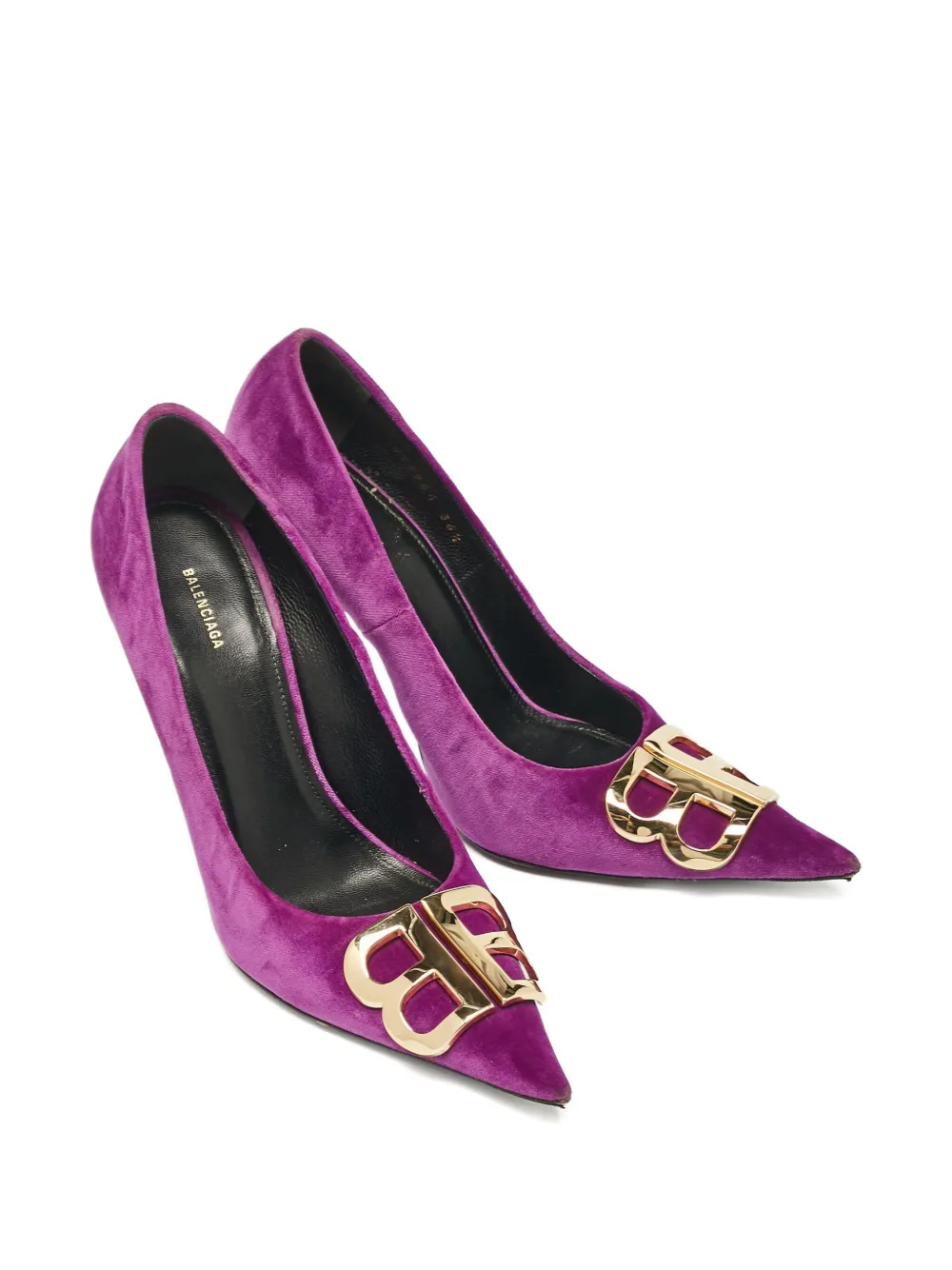 Balenciaga Pre-Owned 110 mm BB Knife pumps - Paars