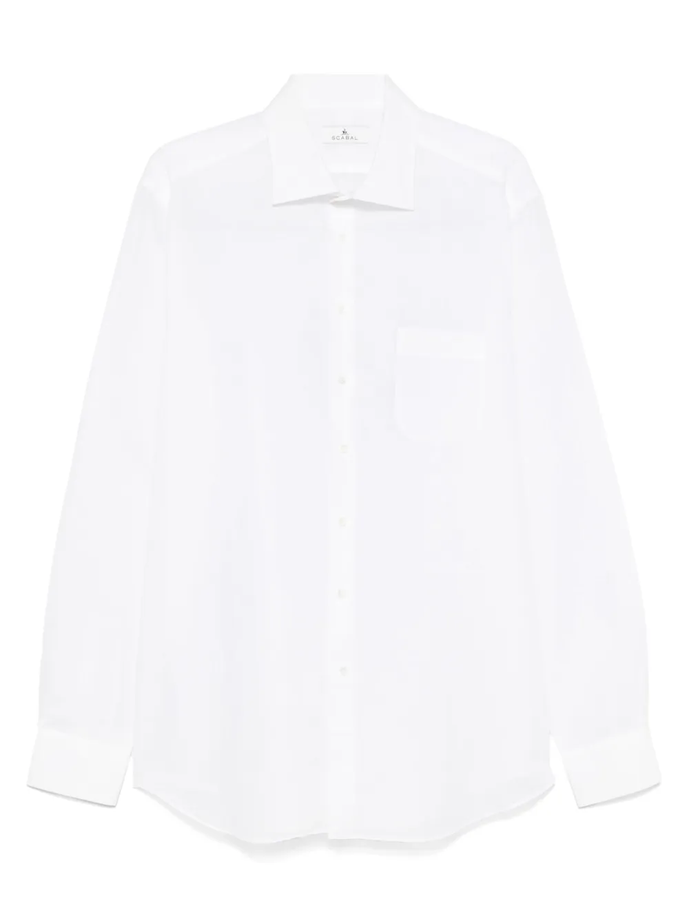 Scabal linen-cotton shirt
