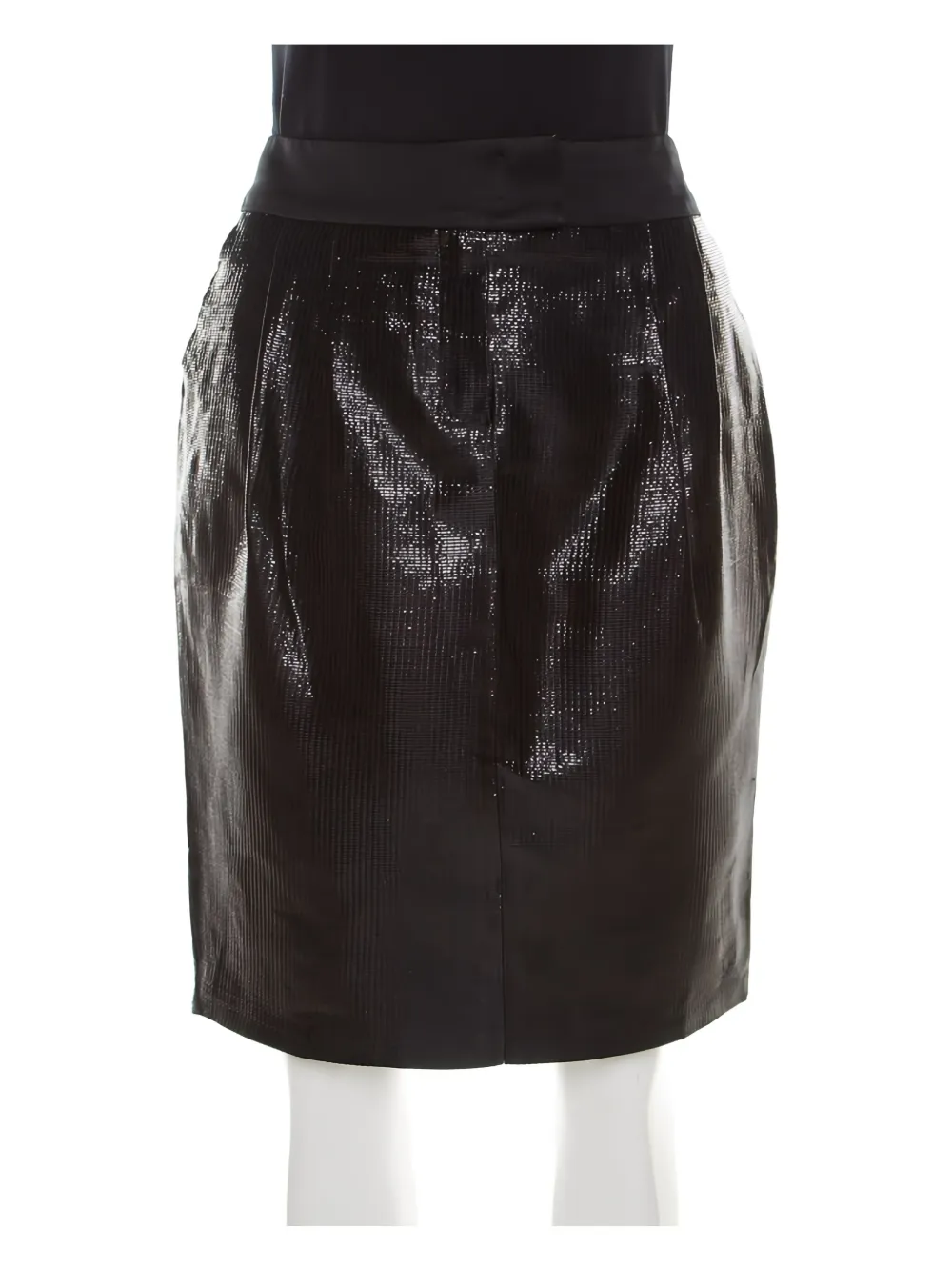 Escada Pre-Owned high-rise skirt - ブラック Escada Pre-Owned high-rise skirt - ブラック