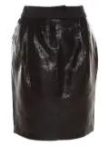 Escada Pre-Owned high-rise skirt - Black