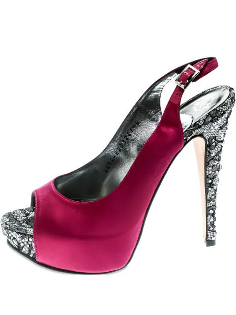 Gina sandales 125 mm à ornements en cristal