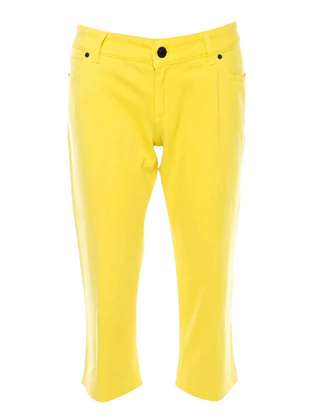 Gucci Pre-Owned stretch-cotton trousers - イエロー Gucci Pre-Owned stretch-cotton trousers - イエロー