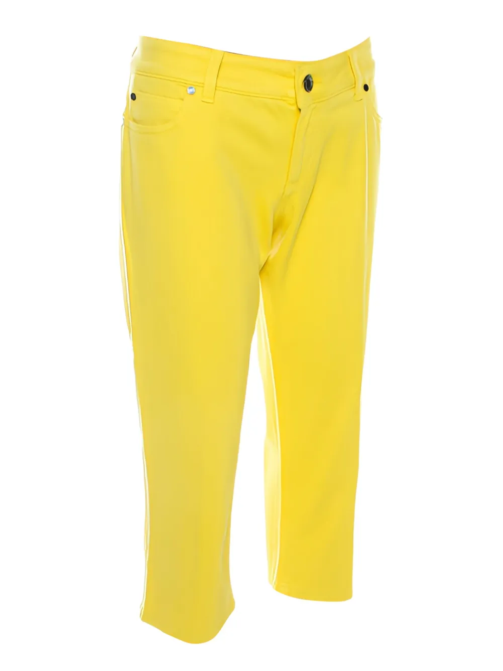 Gucci Pre-Owned Broek van stretch-katoen - Geel