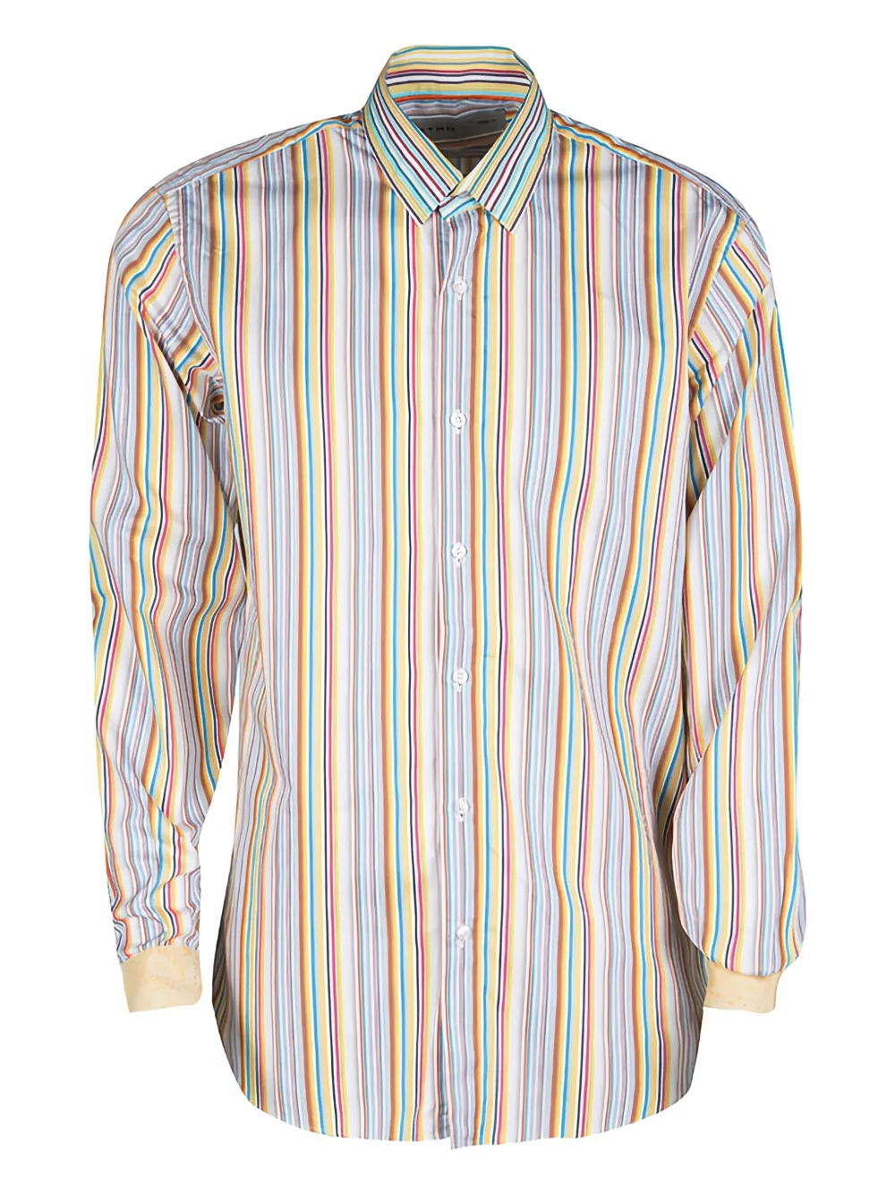 Etro Pre-Owned 2024 striped shirt | Neutrals | Image 1