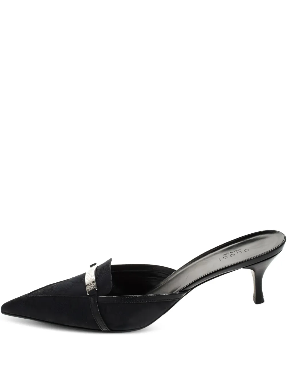 60mm GG Canvas mules