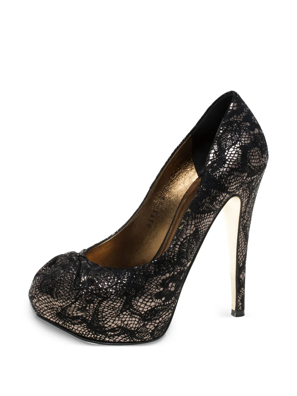 Gina escarpins pre-owned 130 mm à bout ouvert | Image 2