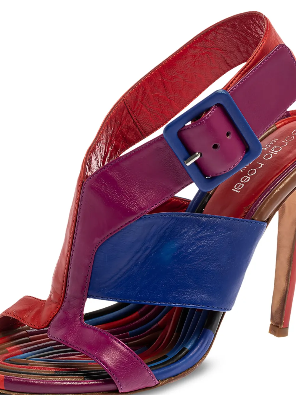 Sergio Rossi Vintage 100mm colour-block sandals | Image 2