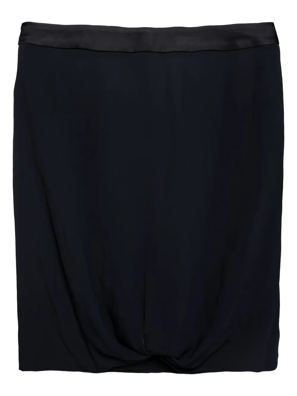 Emporio Armani Pre-Owned crepe mini skirt | Black | Image 1