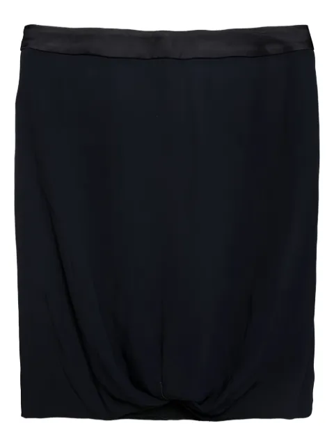Emporio Armani Pre-Owned crepe mini skirt