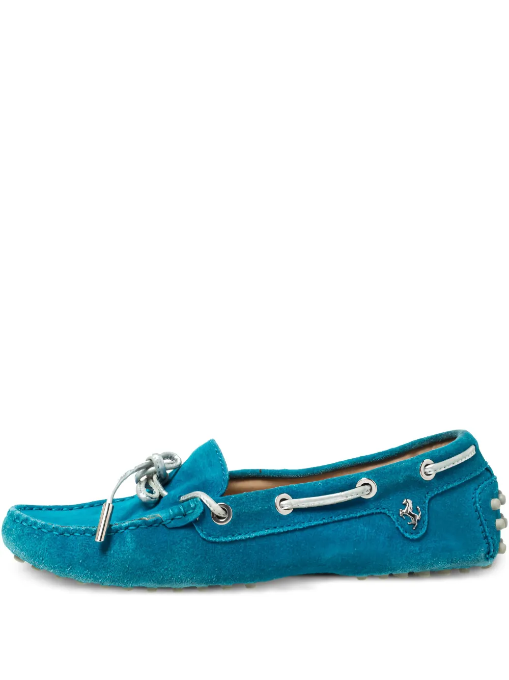 Tod's Vintage Pre-Owned x Ferrari suede loafers | Blue | Image 1