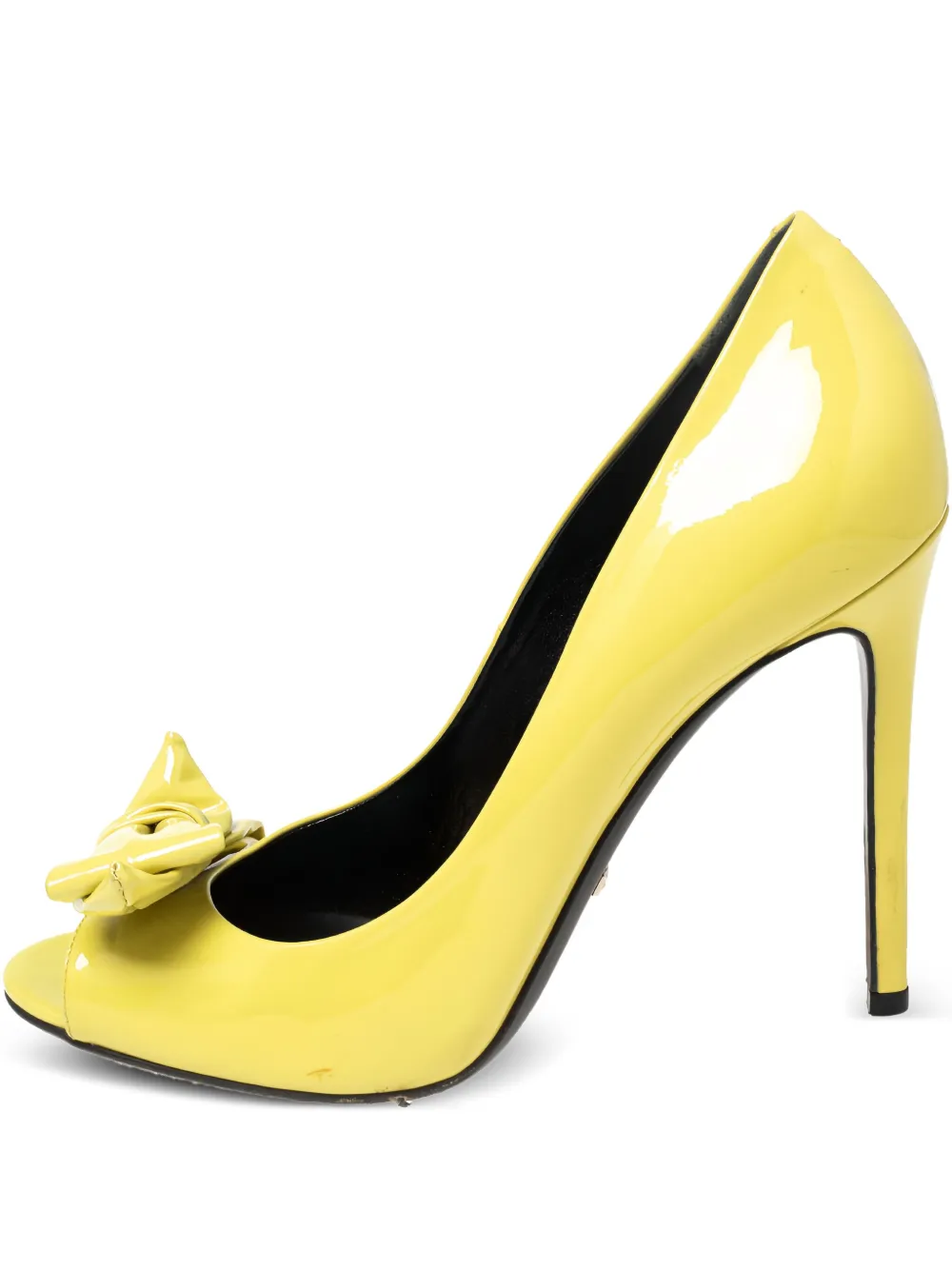 105mm leather pumps