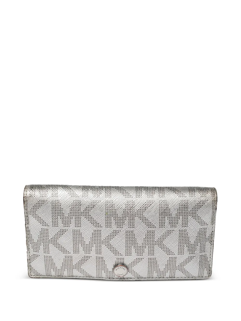 Michael Kors Vintage メタリック財布 - シルバートーン Michael Kors Vintage メタリック財布 - シルバートーン