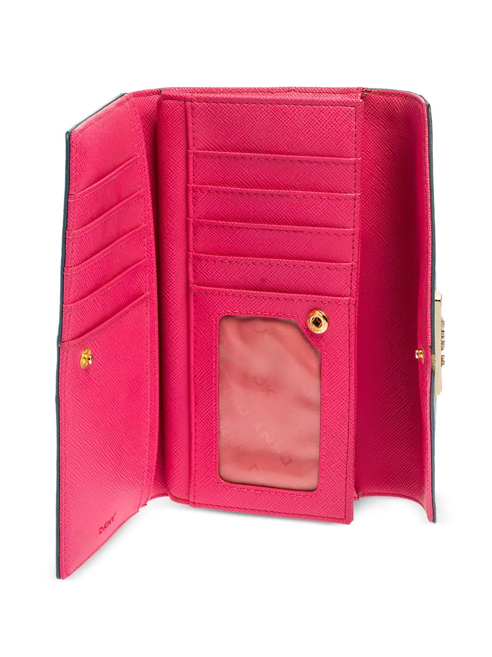 Pre-owned Dkny Vintage Leather Wallet
