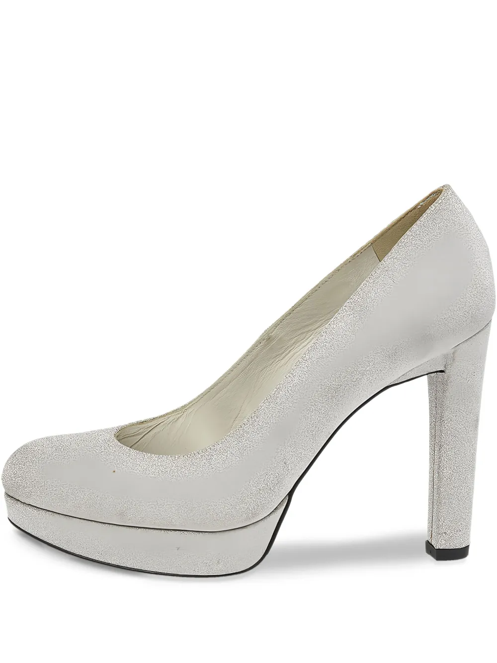Pre-owned Stuart Weitzman 115mm Glitter-embellished Platform Pumps