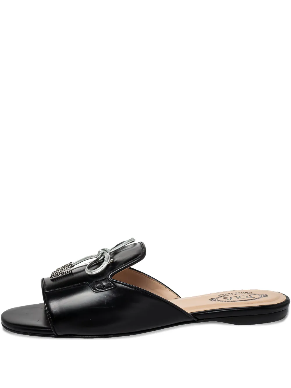 Tod's Vintage pre-owned bow-detail sandals | Black | Image 1