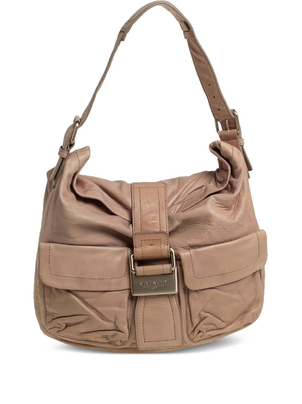 Givenchy Pre-Owned leather shoulder bag | Neutrals | Image 1