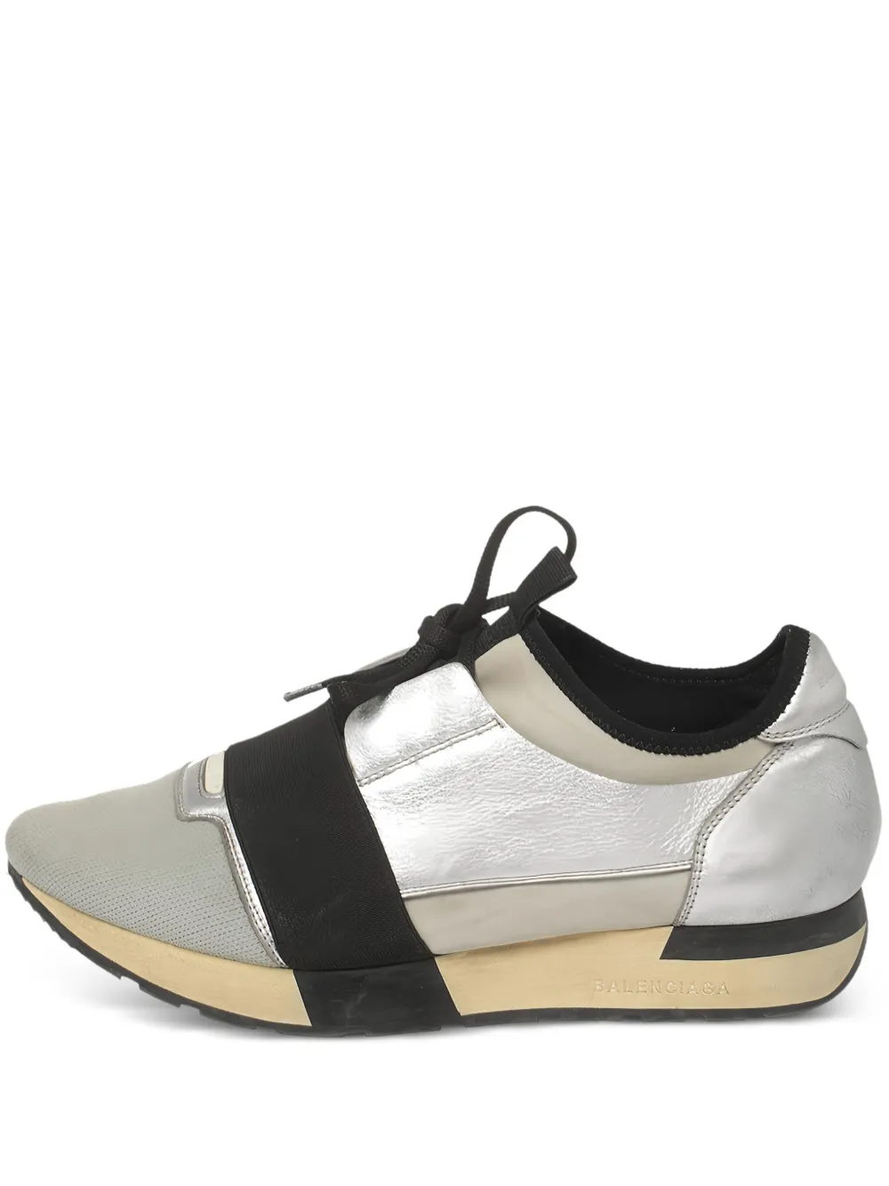 Balenciaga Pre-Owned Race Runner スニーカー - シルバートーン Balenciaga Pre-Owned Race Runner スニーカー - シルバートーン