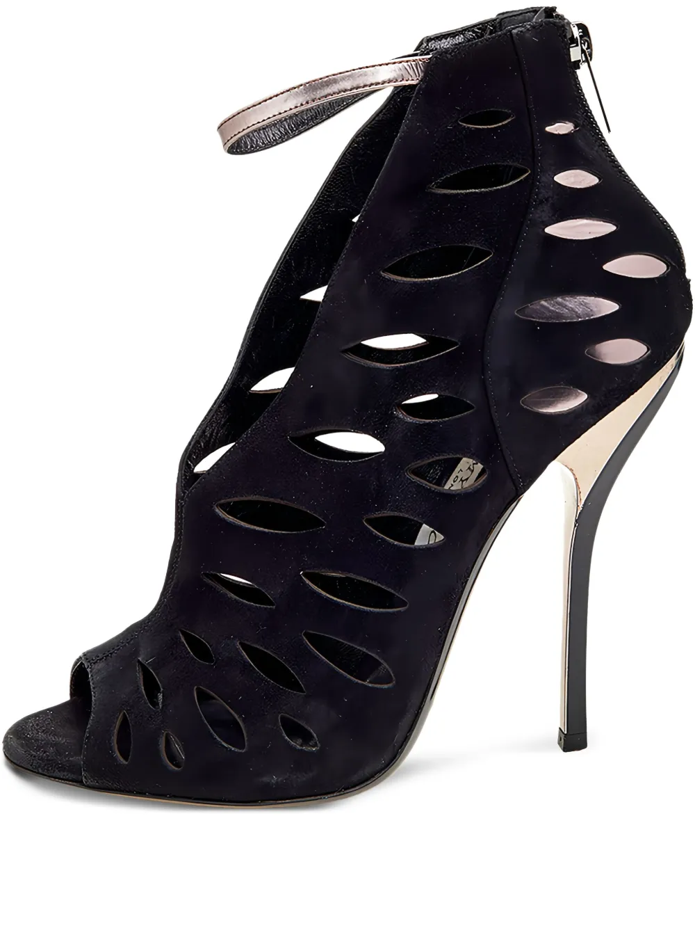 Jimmy Choo Pre-Owned botines con corte y tacón de 125mm | negro | Image 1