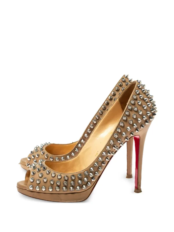 Christian Louboutin Pre-Owned スパイクスタッズ サンダル 115mm