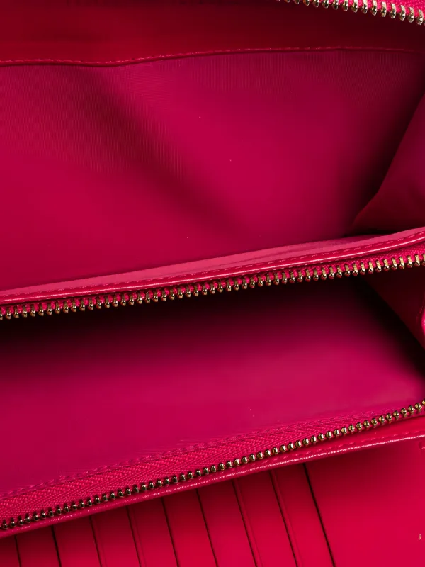 Christian Dior Pre-Owned Cannage Leather Zip Wallet | Pink | FARFETCH