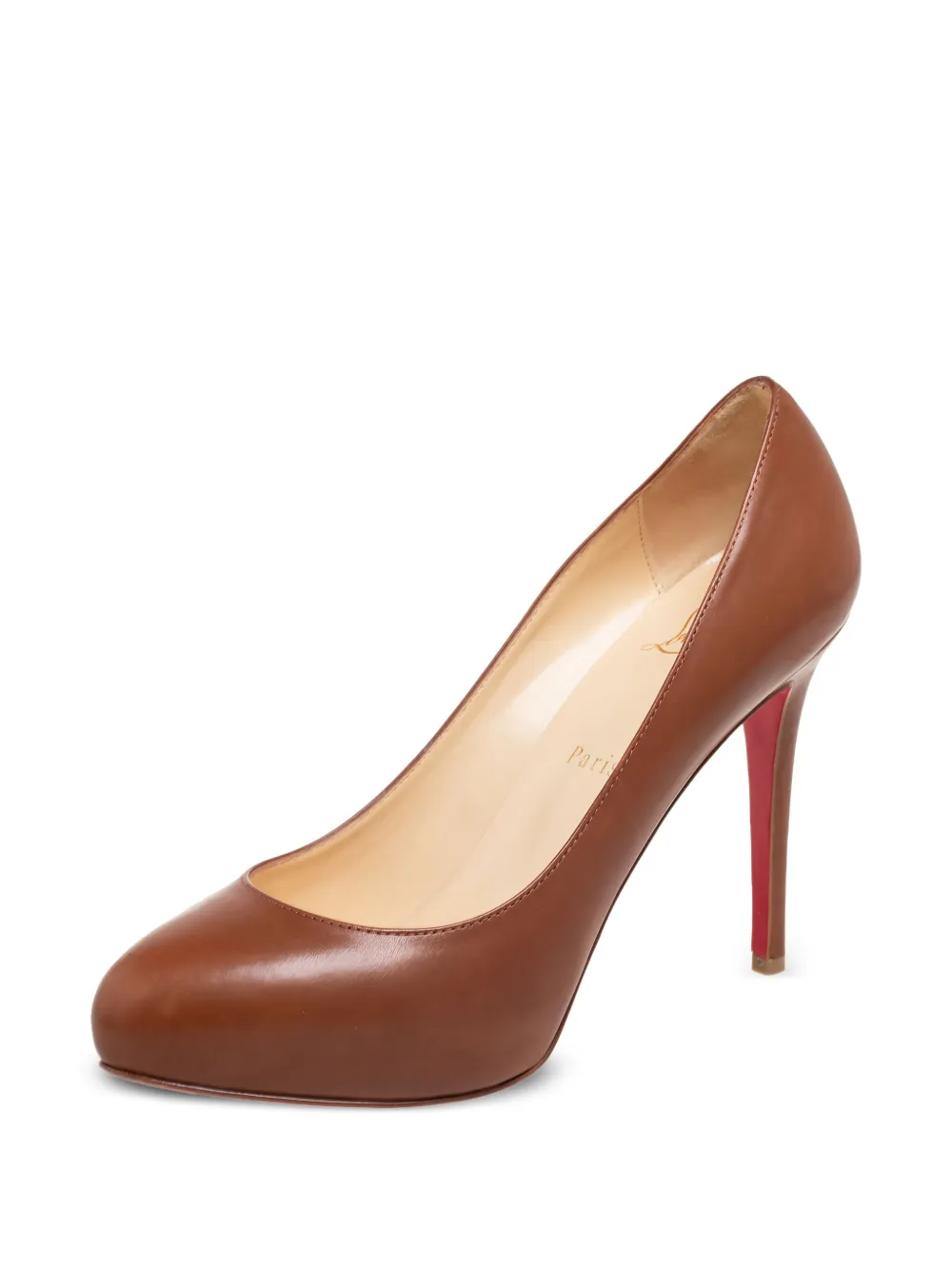 Christian Louboutin Pre-Owned zapatillas Simple con tacón de 105mm | Image 2