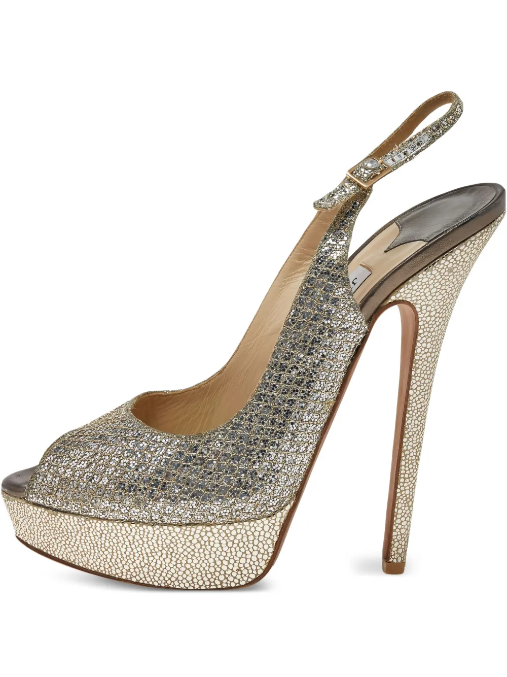 Jimmy Choo Pre-Owned metallic sandals | Gold | Image 1